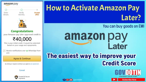 How to Activate Amazon Pay Later?